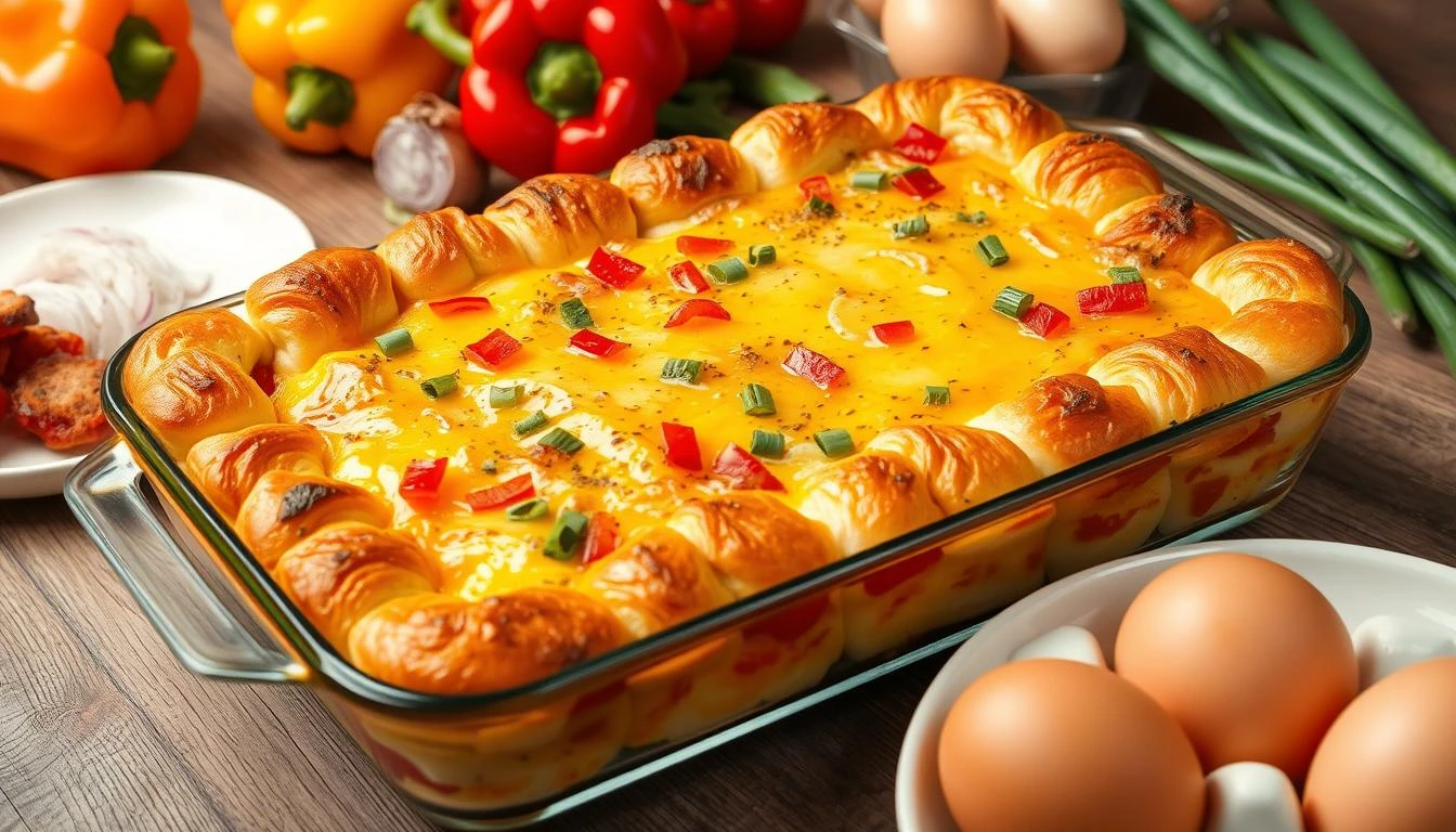 breakfast casserole using crescent rolls