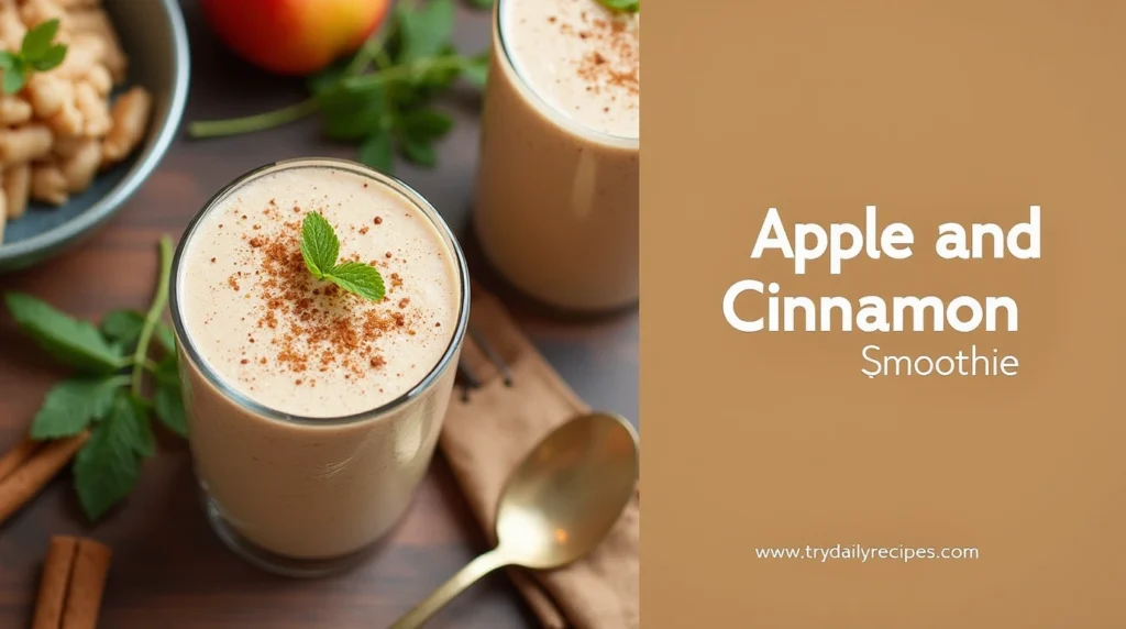 apple and cinnamon smoothie