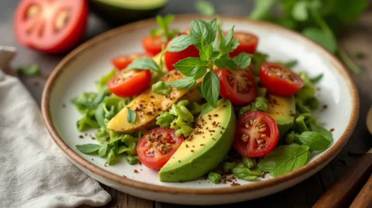 avocado with tomato