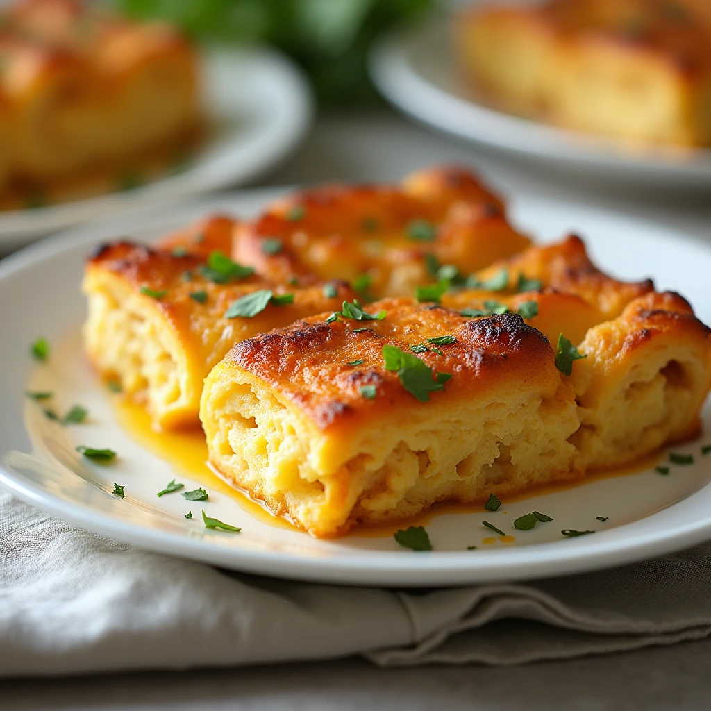 Breakfast Crescent Roll Casserole