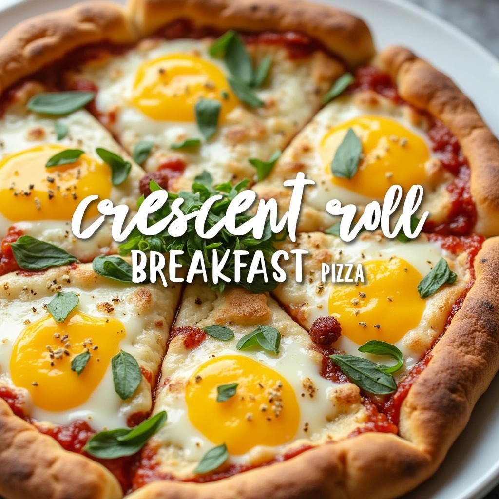  Crescent Roll Breakfast Pizza