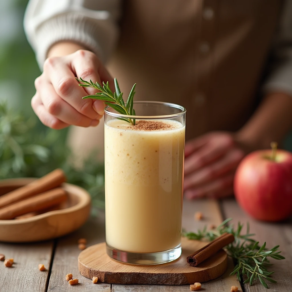 apple and cinnamon smoothie