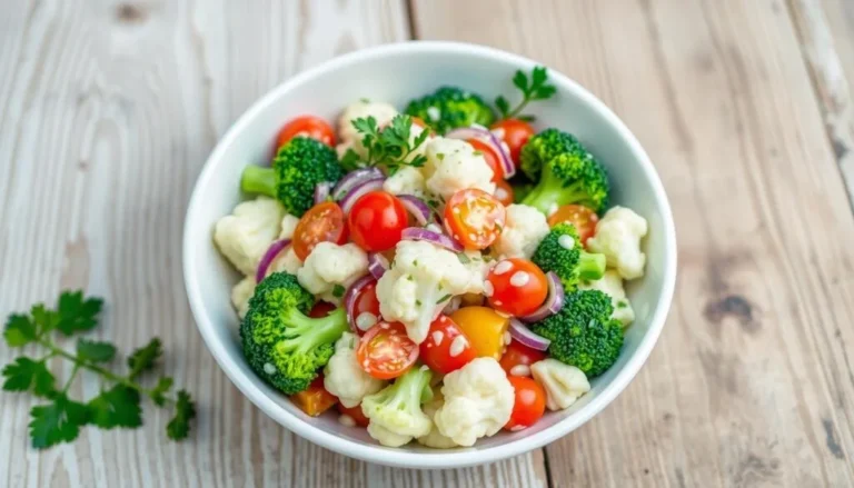 broccoli and cauliflower salad recipe