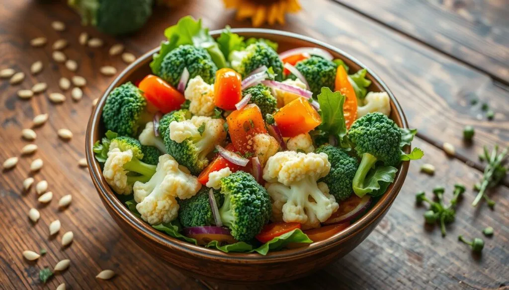 broccoli and cauliflower salad recipe