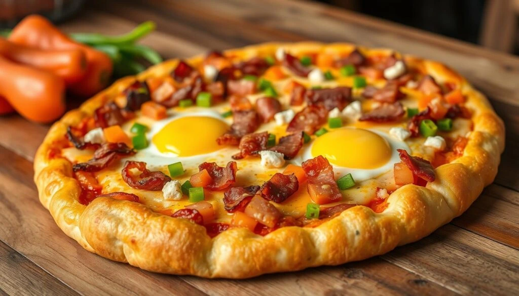 crescent roll breakfast pizza