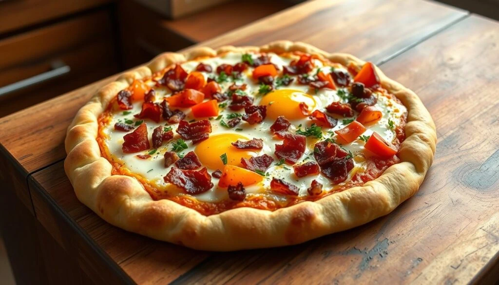 crescent roll breakfast pizza