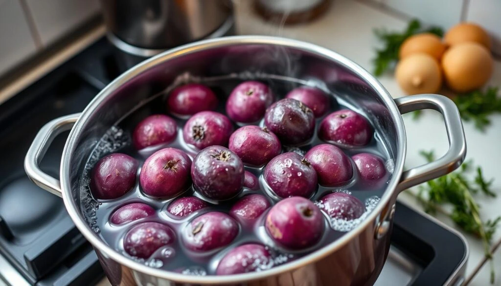 cooking purple potatoes