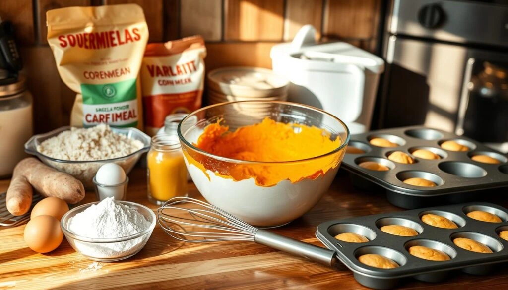 sweet potato cornbread muffins