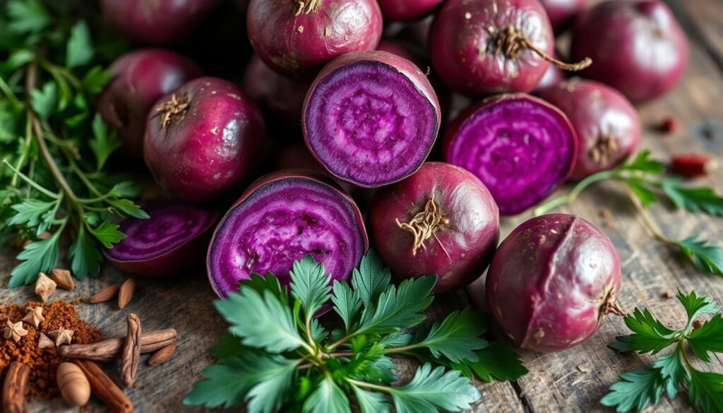 cooking purple potatoes