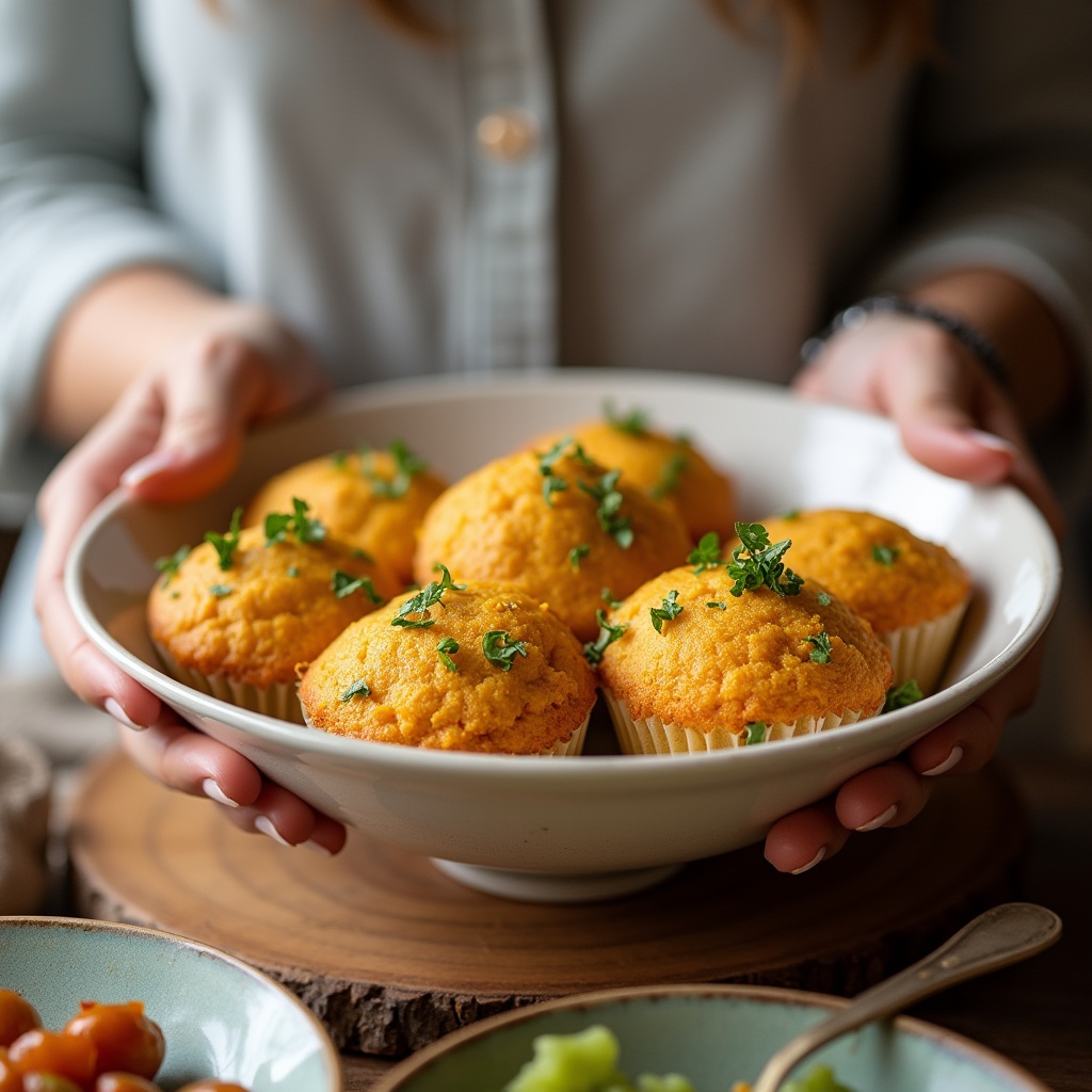 sweet potato cornbread muffins