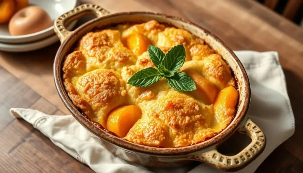 peach cobbler with cake mix