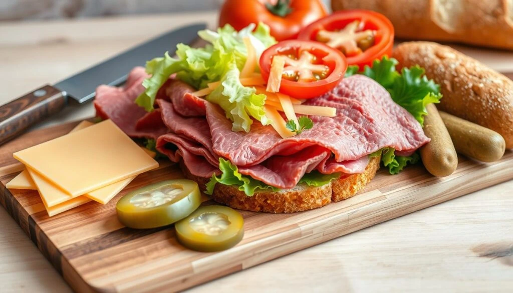 beef and cheese deli sandwich recipe