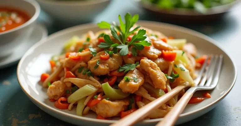 chicken stir fry with cabbage