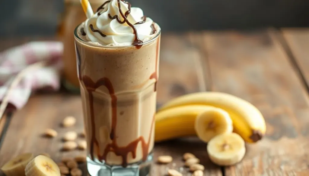 chocolate peanut butter banana smoothie