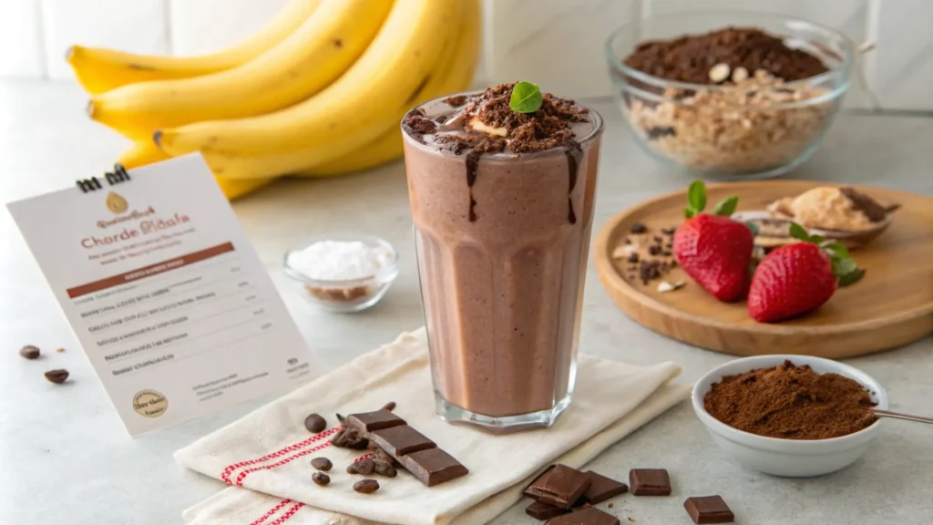 chocolate smoothie