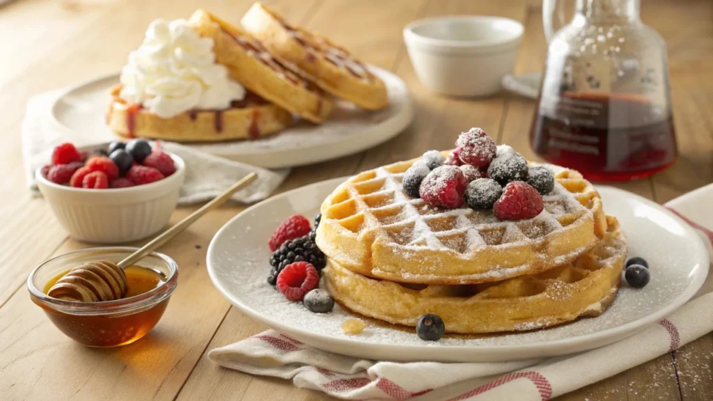 how to make waffles with pancake mix