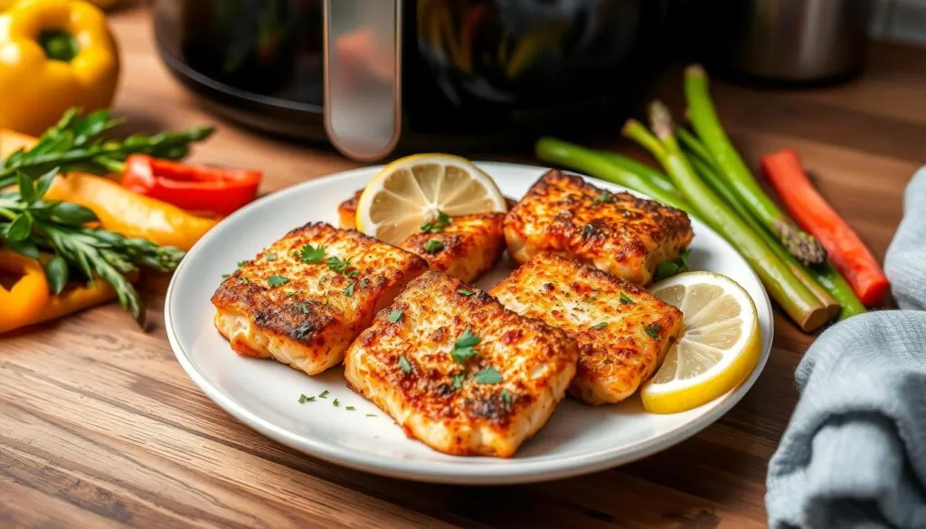 air fryer salmon bites