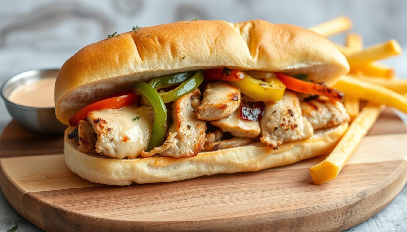 chicken philly cheesesteak