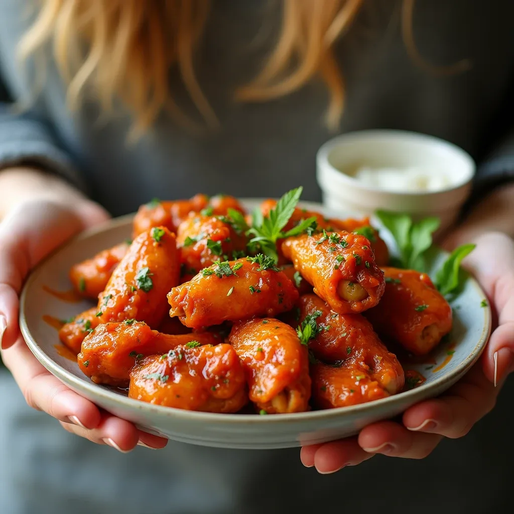 sweet and sour buffalo wings