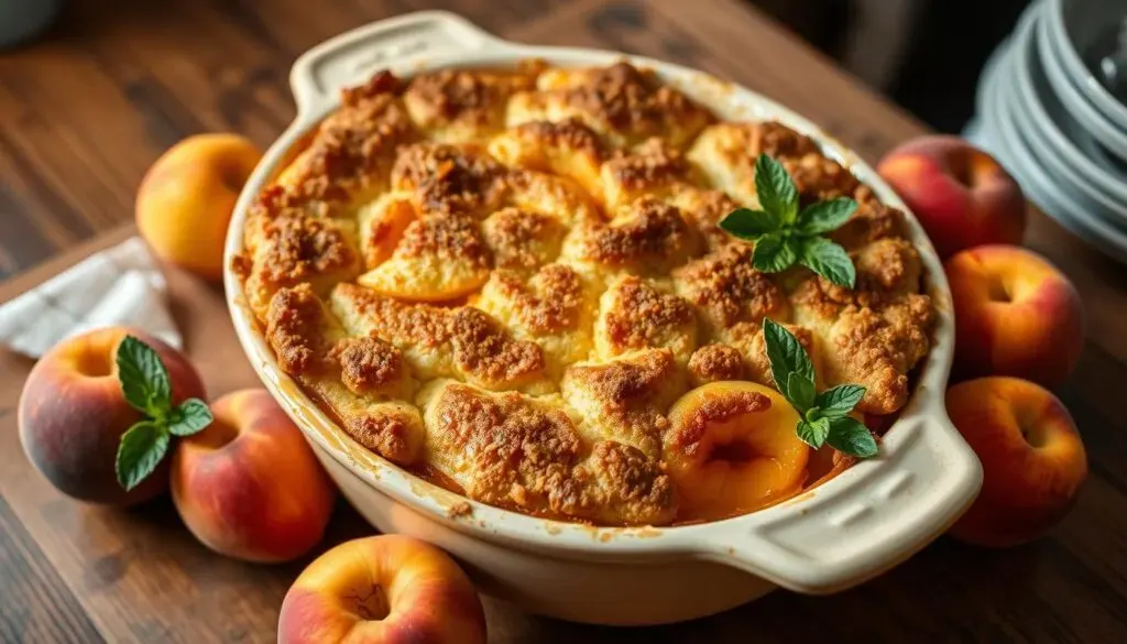 peach cobbler with cake mix