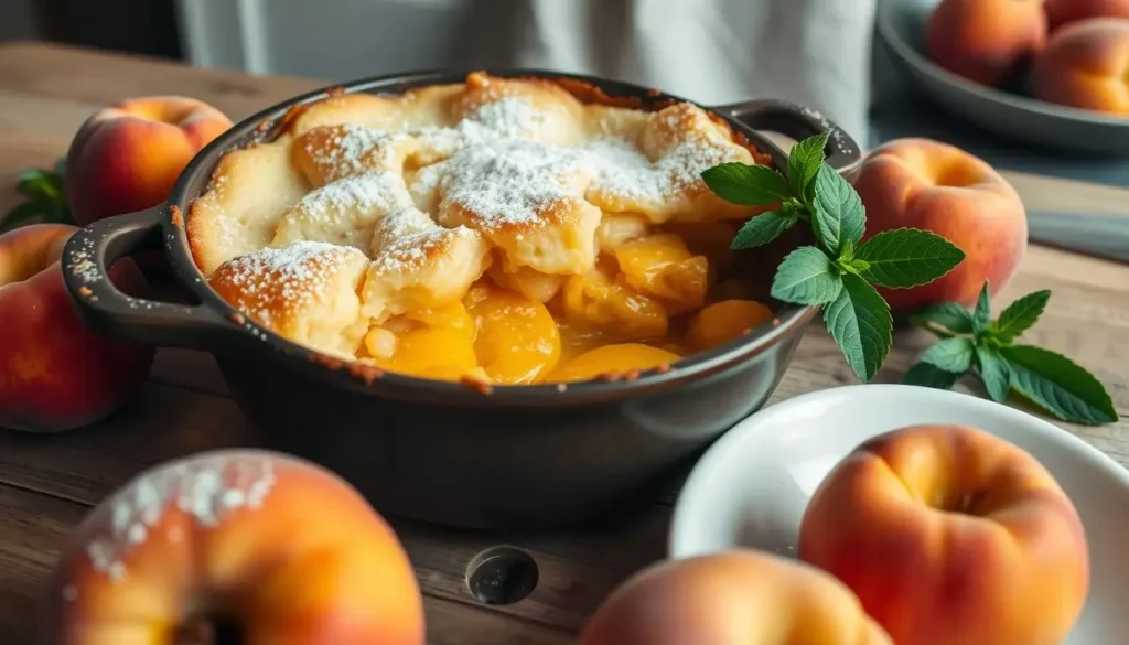 peach cobbler with cake mix