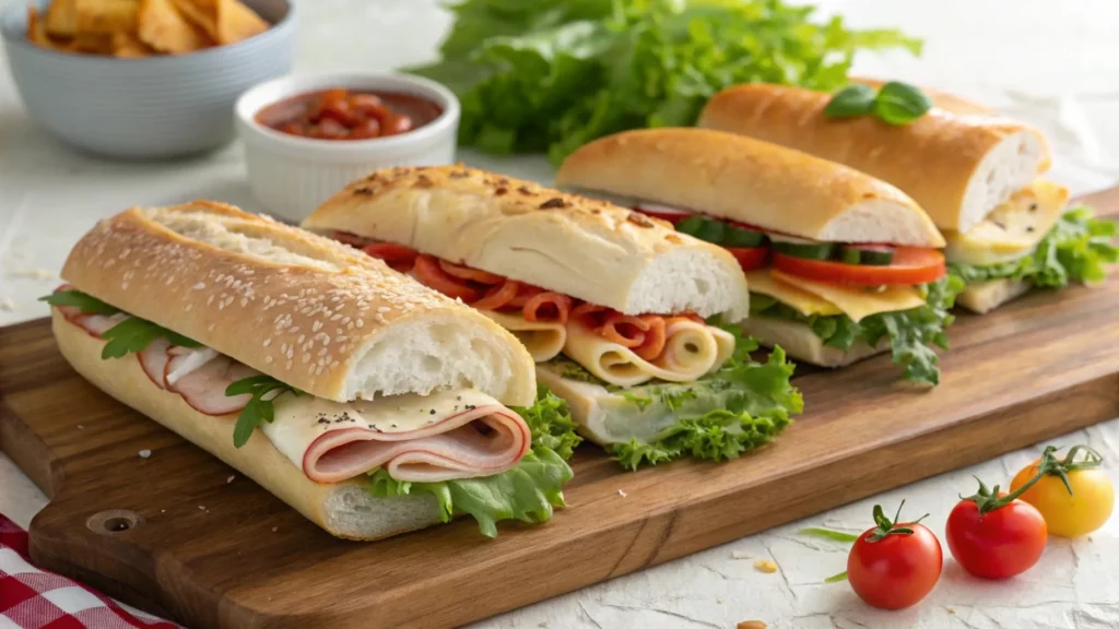 sandwich rolls