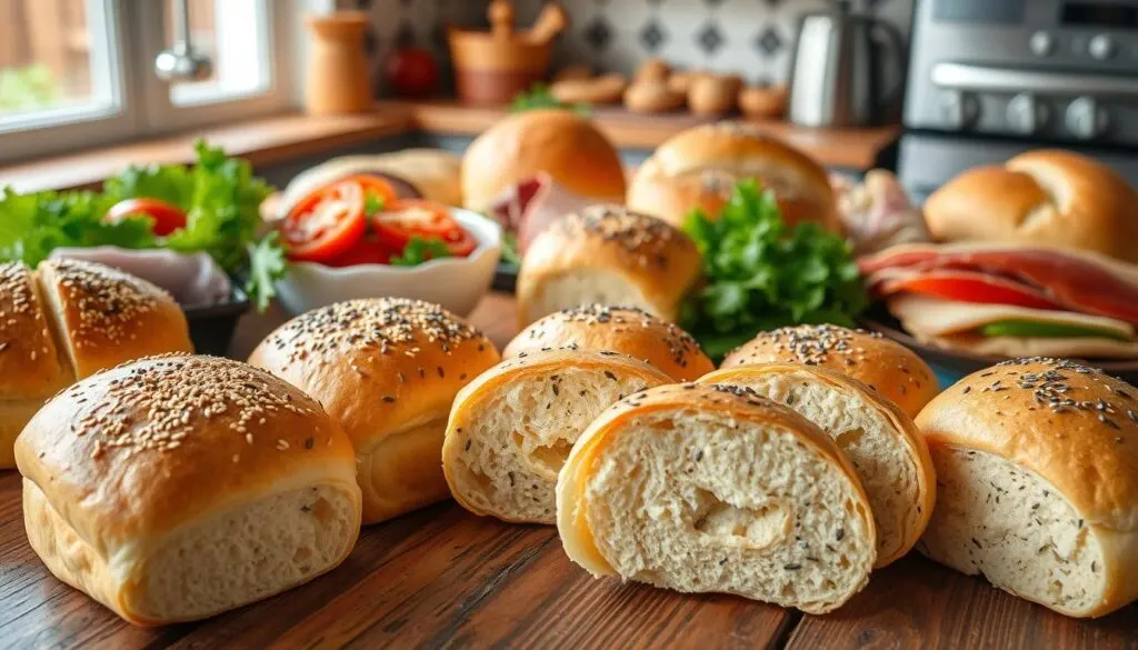 sandwich rolls