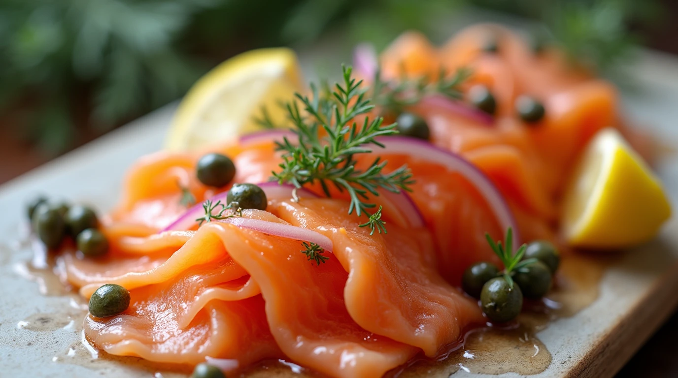 cold smoked salmon